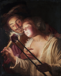 The Soldier and the Girl by Gerard van Honthorst