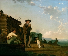 The Squatters by George Caleb Bingham