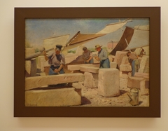 The Stonemasons by Lothar von Seebach