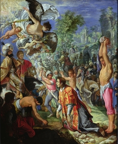 The Stoning of Saint Stephen by Adam Elsheimer