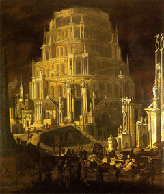 The Tower of Babel by François de Nomé