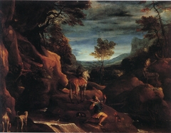 The Vision of Saint Eustace (Carracci) by Annibale Carracci