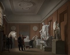 Thorvaldsen's Studio in the Royal Academy of Fine Arts, Copenhagen by Johan Vilhelm Gertner