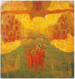 Triumph of the Sky by Kazimir Malevich