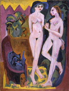 Two Nudes in a Room by Ernst Ludwig Kirchner