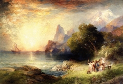 Ulysses and the Sirens by Thomas Moran