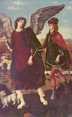 Arcangelo Raffaele e Tobiolo by Piero del Pollaiolo