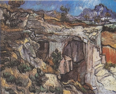 Entrance to a quarry by Vincent van Gogh