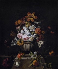 Vase with Flowers by Gaspar Peeter Verbruggen the Younger