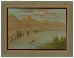 View in the "Grand Detour," Upper Missouri by George Catlin