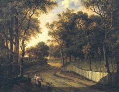 View near Sevenoaks, Kent by Patrick Nasmyth