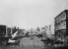 View of Canale Grande in Venice with the Rialto Bridge by Michele Marieschi