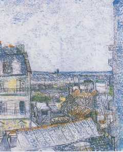 View of Paris from Vincent's Room in the Rue Lepic by Vincent van Gogh