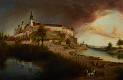 "View of Wawel" by Jan Nepomucen Głowacki by Jan Nepomucen Głowacki