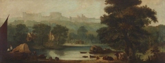 View of Windsor Castle from the River by Anonymous