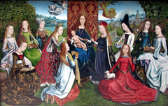 Vigo inter Virgines by Master of the Legend of Saint Lucy