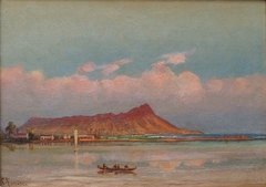 Waikiki with a view of Diamond Head by Charles Furneaux