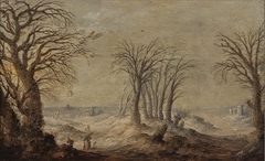 Winter Landscape with Leafless Trees by anonymous painter