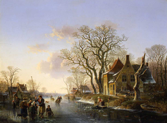 Wintergezicht by Willem de Klerk