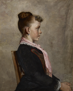 Young Girl (The Presumed Portrait of Little Gretchen) by Samuel G. Richards