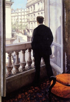 Young Man at His Window (Jeune homme à la fenêtre) by Gustave Caillebotte