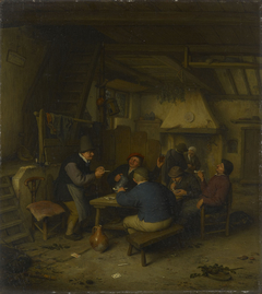 7 Peasants in a Tavern by Adriaen van Ostade