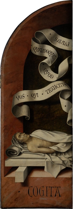 A Body in a Grave Niche by Master of Frankfurt