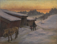 A Farm at Lysaker by Jacob Gløersen