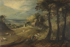 A Farm by Jan Brueghel the Elder