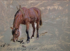 A Horse by Johann Siegwald Dahl