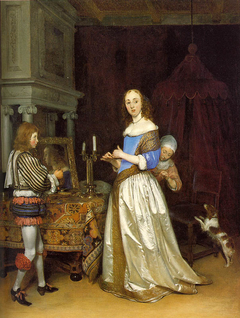 A Lady at Her Toilet by Gerard ter Borch