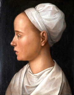 A Lady in a White Cap by possibly German School