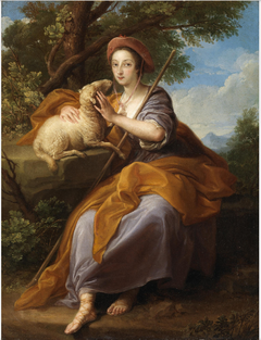 A Lady of the Leeson Family as a Shepherdess by poto kaka