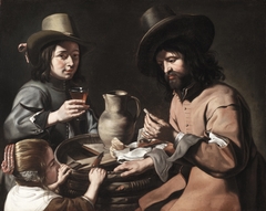 A Peasant Family by Maître des jeux