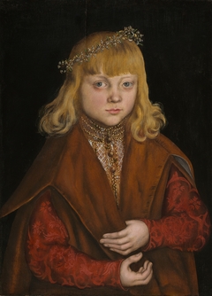 A Prince of Saxony by Lucas Cranach the Elder