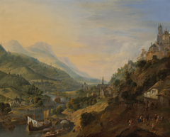 A Rheinish Landscape by Jan Griffier I