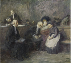 A Scene in the Law Courts by Jean-Louis Forain