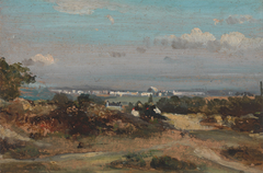 A View in Suffolk by Frederick W Watts