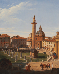 A View of Trajan's Forum, Rome by Charles Lock Eastlake