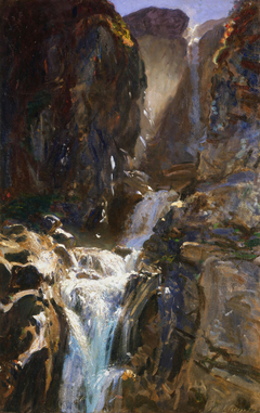 A Waterfall by John Singer Sargent