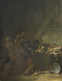 Allegorie der Vergänglichkeit by Leonaert Bramer