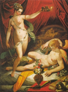 Amor and Psyche by Jacopo Zucchi