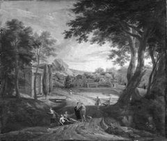 Arcadian Landscape by Francisque Millet