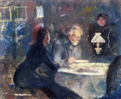 At Supper by Edvard Munch