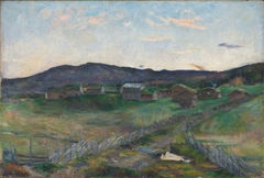 Autumn at Strålsjøen by Harriet Backer