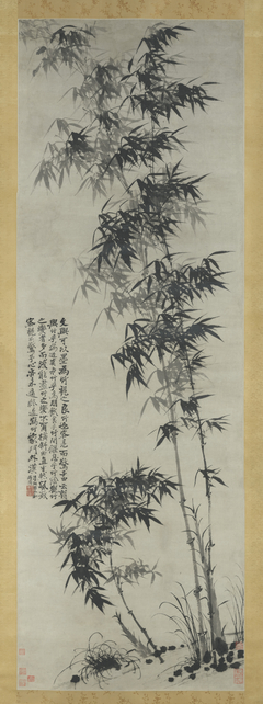 Bamboo in Wind and Rain by Shitao