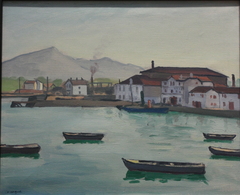 Barques à Ciboure by Albert Marquet