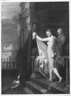 Bathseba by Cornelius van Poelenburgh