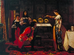 Beatrix Knighting Esmond by Augustus Egg