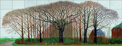 Bigger Trees Near Warter or/ ou Peinture sur le Motif pour le Nouvel Age Post-Photographique by David Hockney